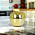 Enfeite Maçã Dourado 8 cm em Cerâmica - Imagem 1