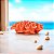 Enfeite Coral  Laranja 18 cm - Imagem 1