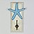 Cabideiro Estrela Azul Pontilhada - Imagem 1