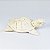 Enfeite Tartaruga Grande Branca em Cerâmica - Imagem 1