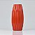 Vaso Vermelho com Textura de Dobra em Cerâmica - Imagem 1