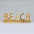 Enfeite Beach Barco em Madeira 14,5x38x5,5 cm - Imagem 1
