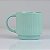 Caneca Retrô Lines Verde Claro 350 ml - Imagem 2