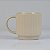 Caneca Retrô Lines Bege Claro 350 ml - Imagem 2