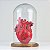 Enfeite Vitrine com Coração em Resina - Imagem 1