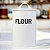 Pote Flour Branco em Cerâmica - Imagem 1