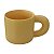 Caneca Retro Amarelo em Cerâmica 300 ml - Imagem 2