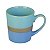 Caneca Whim Azul e Verde em Cerâmica 350 ml - Imagem 4