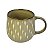 Caneca Round Amarela Pingos em Cerâmica 350 ml - Imagem 4