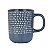 Caneca Pingos Azul em Cerâmica - Imagem 2