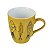 Caneca Amarelo Peixes em Cerâmica 350ml - Imagem 3