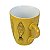 Caneca Amarelo Peixes em Cerâmica 350ml - Imagem 4