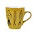 Caneca Amarelo Peixes em Cerâmica 350ml - Imagem 2