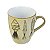 Caneca Bege Peixes em Cerâmica 350 ml - Imagem 3
