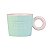 Caneca Welcome The Day Verde em Cerâmica 300ml - Imagem 2