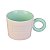 Caneca Welcome The Day Rosa em Cerâmica 300ml - Imagem 3