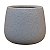 Vaso Branco Lux em Cerâmica - Imagem 1
