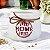 Vaso Redondo Sweet Home Branco em Cerâmica - Imagem 1