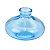 Mini Vaso Fumê Azul em Vidro - Imagem 2