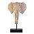 Pedestal Cabeça Elefante Grande em Resina - Imagem 2