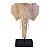 Pedestal Cabeça Elefante Grande em Resina - Imagem 4