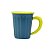 Caneca Vintage Azul em Cerâmica 350ml - Imagem 2