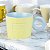 Caneca Welcome The Day Amarelo em Cerâmica 300ml - Imagem 1