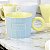 Caneca Welcome The Day Azul em Cerâmica 300ml - Imagem 1