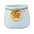 Vaso Color Home Sweet Home Azul 9 cm em Cerâmica - Imagem 2