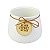 Vaso Color Home Sweet Home Branco 9 cm em Cerâmica - Imagem 3