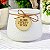 Vaso Color Home Sweet Home Branco 9 cm em Cerâmica - Imagem 1