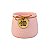 Vaso Color Home Sweet Home Rosa 8 cm em Cerâmica - Imagem 2