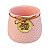 Vaso Color Home Sweet Home Rosa 8 cm em Cerâmica - Imagem 3