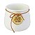 Vaso Color Home Sweet Home Branco 8 cm em Cerâmica - Imagem 3