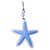 Pendente Estrela Azul E Branco em Resina - Imagem 1