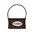Cesta Quadrada Flower Marrom em Rattan Artificial - Imagem 2