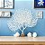Coral Artificial Branco 66 cm com Suporte - Imagem 1