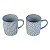 Jogo com Duas Canecas Cinzas em Cerâmica - Imagem 3