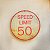 Placa Speed Limit - Imagem 1