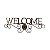 Placa Welcome em Metal - Imagem 1