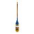 Remo Decorativo Branco Azul e Amarelo 130 cm em Madeira - Imagem 2