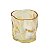 Jogo com 6 Copos de Vidro Ondulado Dourado 250ml - Imagem 5