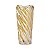 Vaso de Vidro Ondulado Oval Dourado - Imagem 3