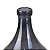 Vaso Garrafa Drop Preto em Vidro - Imagem 3
