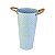 Vaso de Metal Azul Lyon 1957 G em Metal - Imagem 2