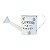 Vaso Regador Flowers M em Metal - Imagem 1
