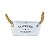 Vaso Branco Oval Flowers e Garden M em Metal - Imagem 1