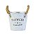 Vaso Branco Flowers e Garden P em Metal - Imagem 1