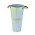 Vaso Garden Azul GG em Metal - Imagem 2
