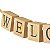 Enfeite Welcome Blocos em Madeira - Imagem 3